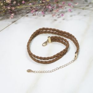 Double braided choker